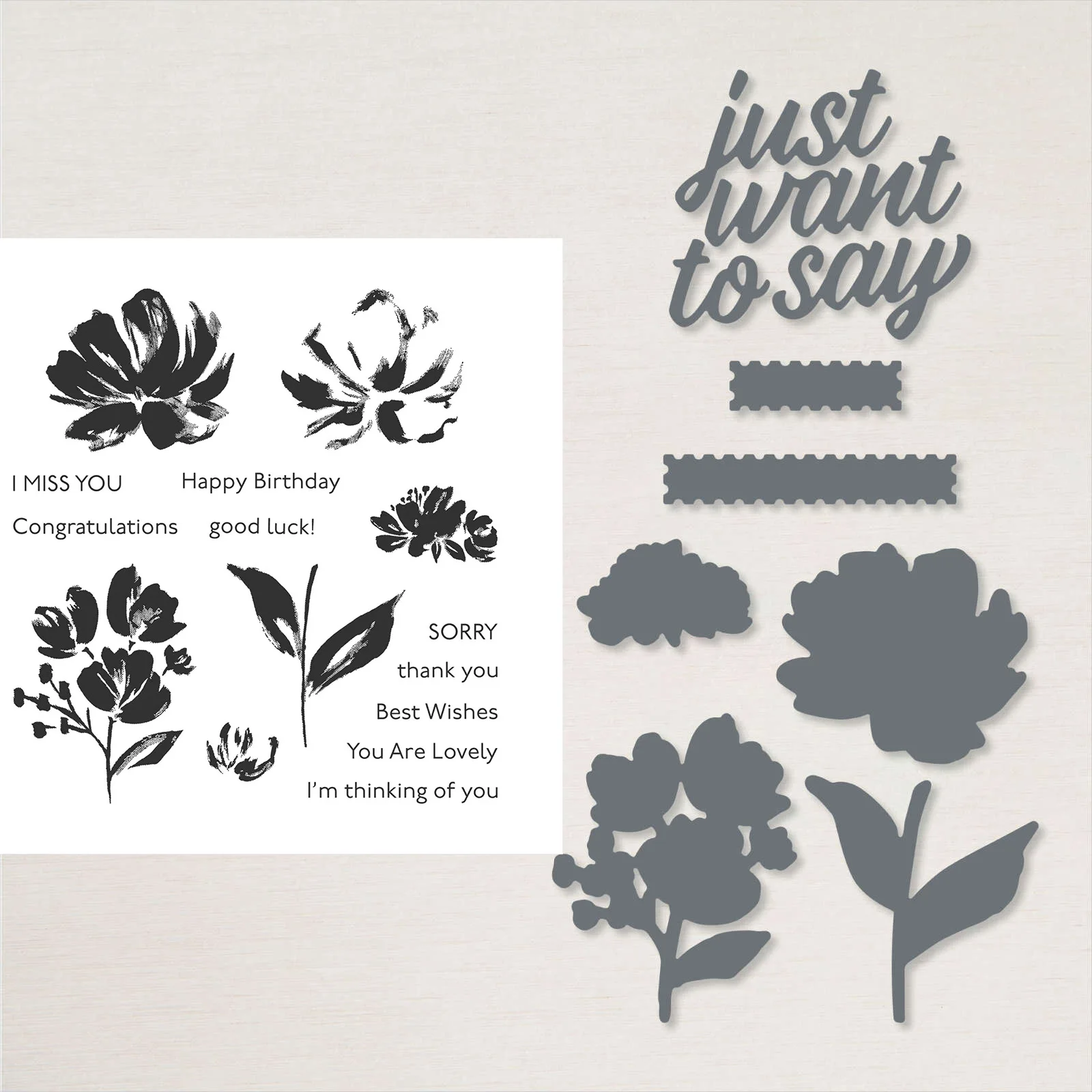 

Clear Stamps and Metal Cutting Dies Sets for DIY Craft Making Greeting Card Scrapbooking Decoration
