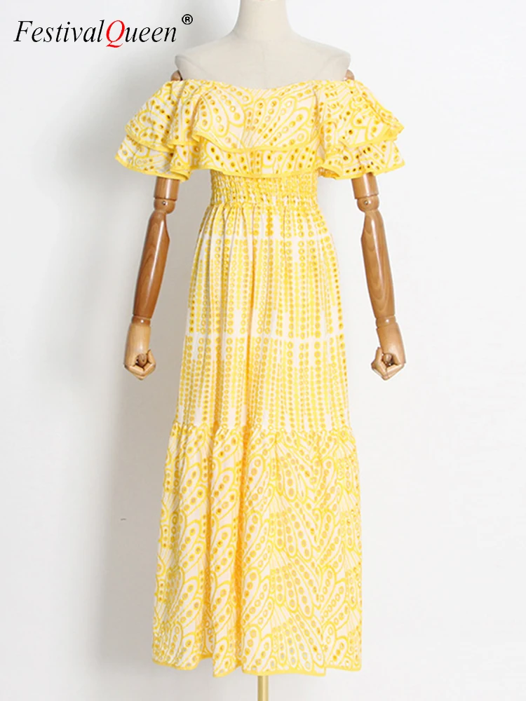 

Y2K женское платье с двойными оборками, эластичное платье с вырезом лодочкой и коротким рукавом, женские праздничные платья с вышивкой, лето 2023