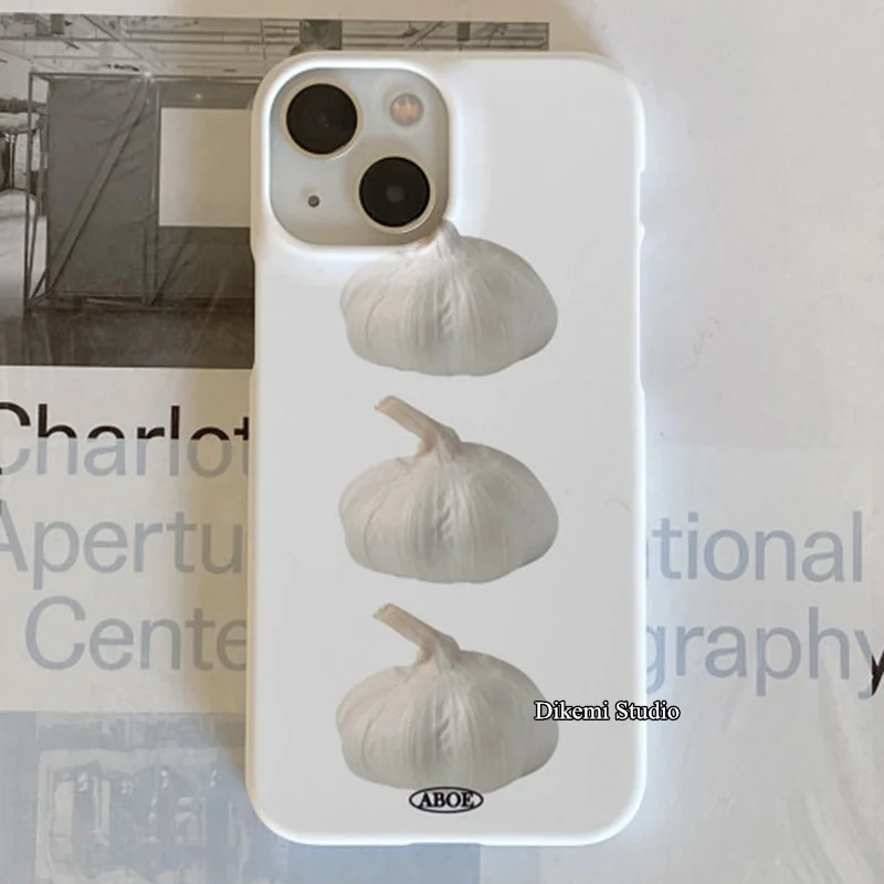 

Korean Ins Fashion garlic pattern Phone Case for Iphone14pro/14/13pro/11/12/13promax/XR X XSmax Hard Case Cover