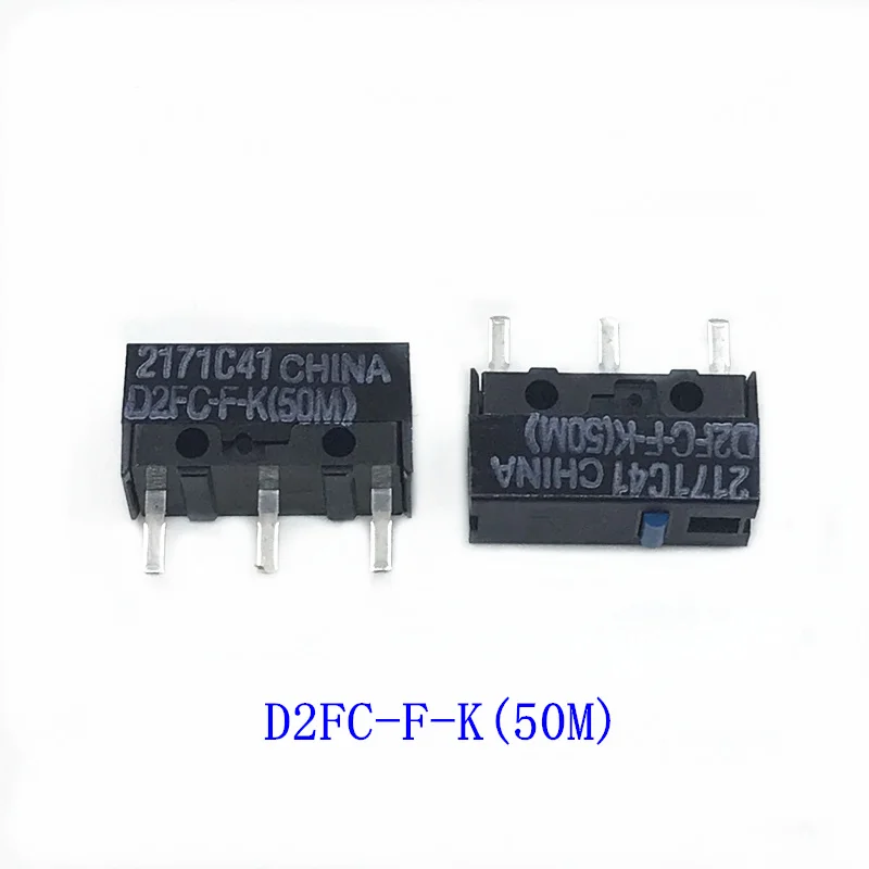 

2pcs/lot New Original Mouse Micro Switch Microswitch D2FC-F-K 50M RZ general D2FC-F-7N 10M 20M 50 millions time lifetime