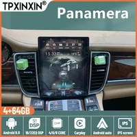 for porsche panamera px6 car radio tape recorder dvd navigation android tesla style screen stereo auto multimidia video player