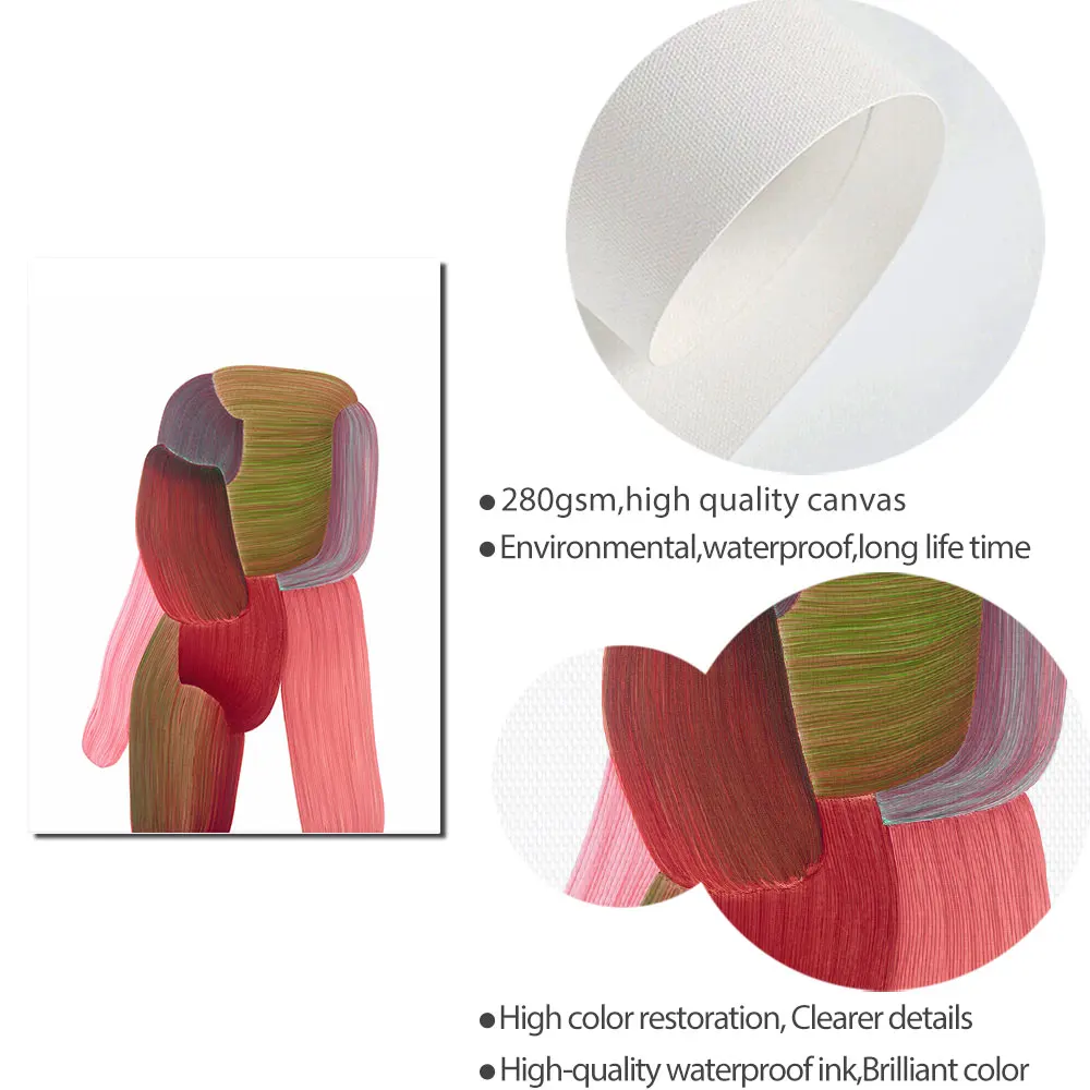 Минималистичные красочные плакаты и принты стены в скандинавском стиле