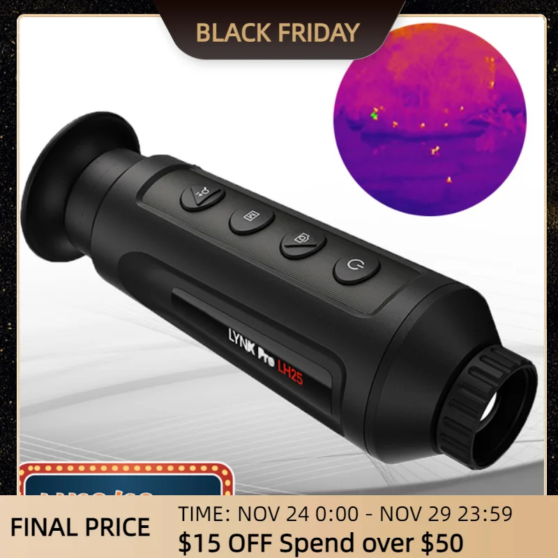 

Thermal Imaging Monocular LH19 night vision scope 384x288 Infrared Detector Night Thermal Vision
