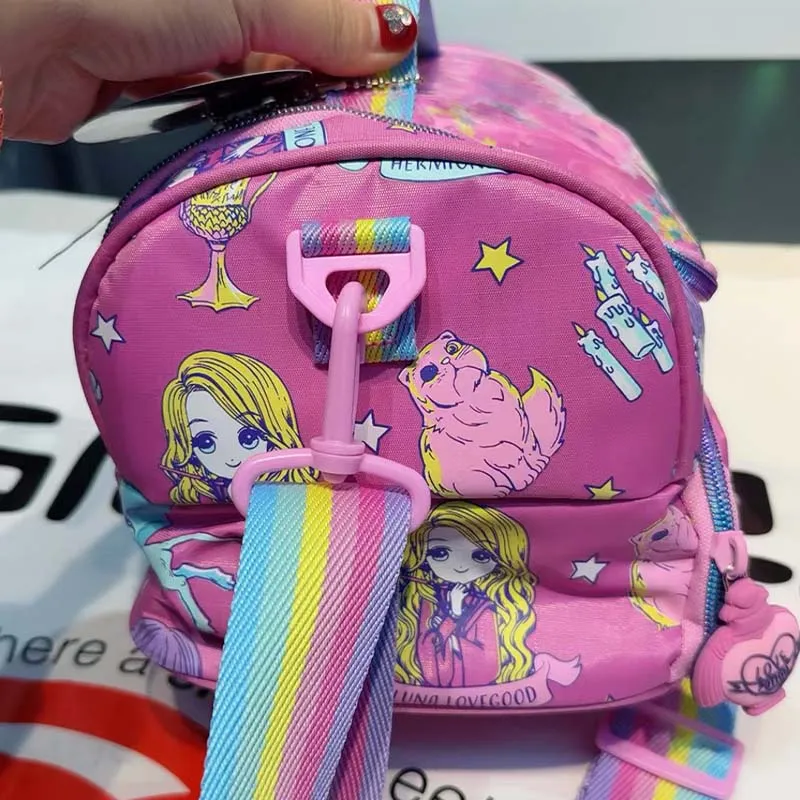Фото Натуральный австралийский студенческий рюкзак Smiggle, детские канцелярские принадлежности, пенал, рюкзак с уменьшением нагрузки, сумка для обеда, студенческий подарок №4