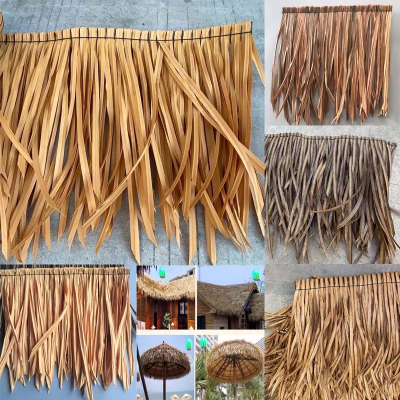 Пластиковая соломенная ручная работа имитация крыши ферма дом вилла беседка