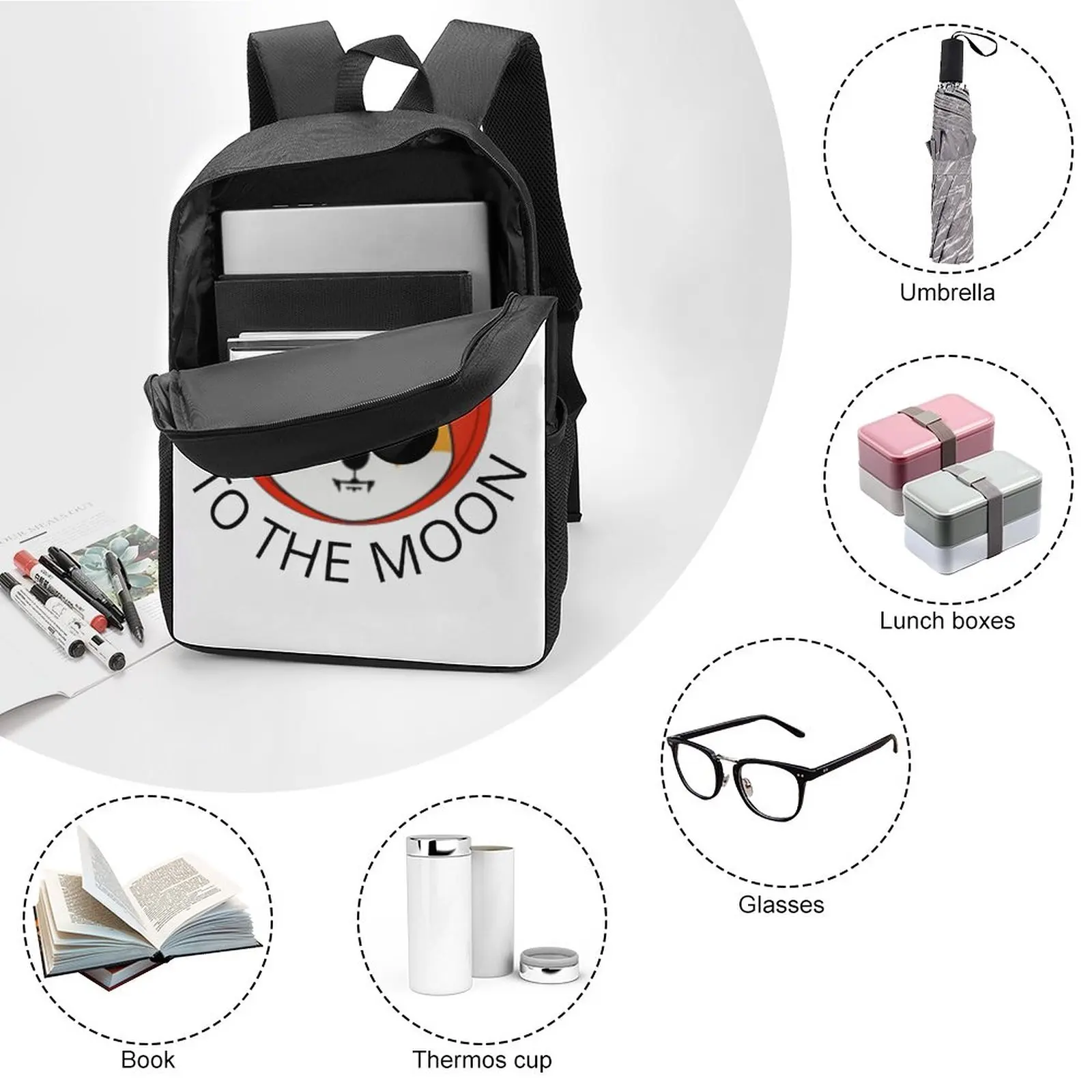 Shib монета Шиба-ину крипто-Луна безопасный уютный набор зубной пасты 3 в 1 17 дюймов