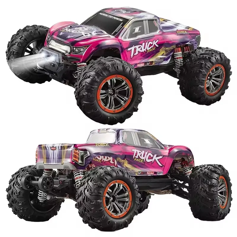 Фото Высокоскоростная радиоуправляемая машинка 85 км/ч, 2,4 ГГц, 4WD, масштаб 1:10, с бесщеточным двигателем, внедорожник для дрифта, подарок для мальчиков и детей №5
