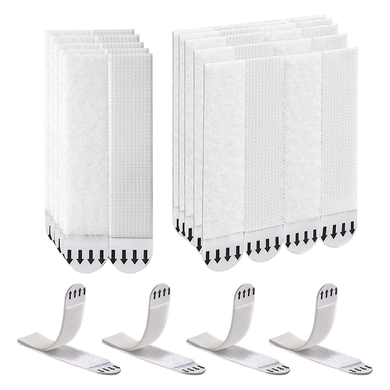 20 пар (40 полосок) бесследные съемные клейкие полоски для подвешивания рамы 19x92 мм