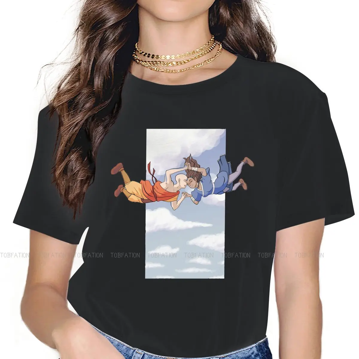 

Spirited Away Crewneck TShirts Enamorandome Distinctive Girl T Shirt Hipster Tops 4XL.5XL