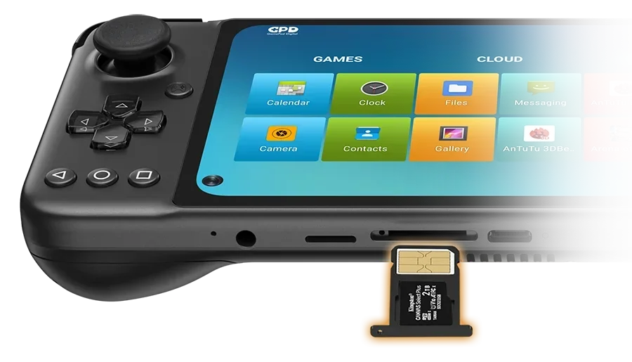 Фото Оригинальный игровой процессор GPD XP 6,81 дюйма, 6 ГБ/128 ГБ, Android 11, процессор MediaTek Dimensity 1200, 8-ядерная портативная игровая консоль для видео, ноутбук №3