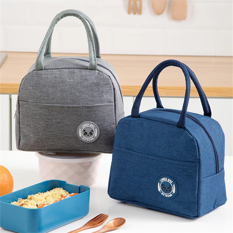 

Portable Lunch Box Bag Cooler Tote Insulated Thermal Bento Pouch Food Carrier Picnic Bags Dinner Container for Women Children