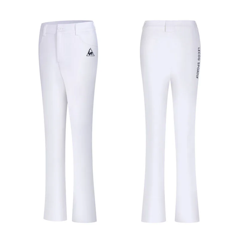 New Golf Women's Pants Elastic Horn Crop Pants Slim Fit Clothing Casual Pants Sport Golf Ball Pants Black and White