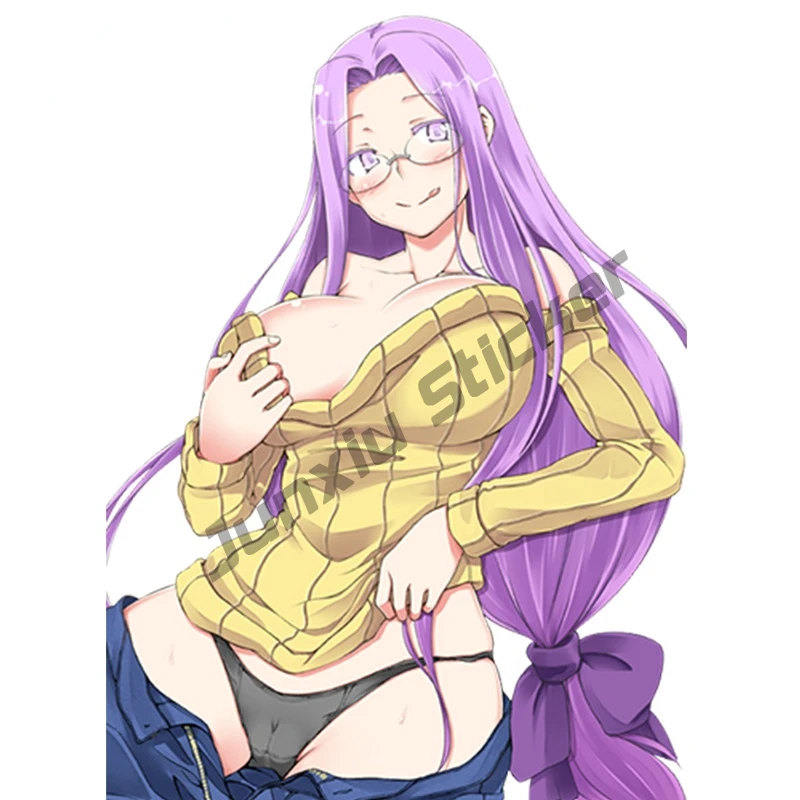 

Cartoon Fate Stay Night Girl Rider Sexy Beauty Anime for Bumper Truck Window Scratch-Proof Exterior Accessories Decals PVC13x9cm
