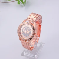 famous brand women watch fashion crystal quartz watch ladies casual gold silver stainless steel strap dress watch reloj mujer