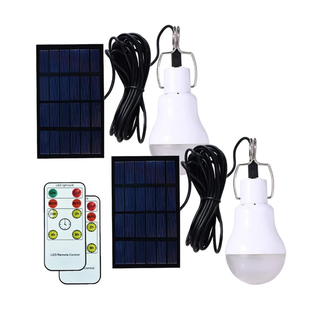 

Solar Light Outdoor Bulb Rechargeable Night Lantern Brightness Camping