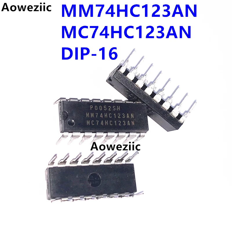 Мm74hc123an DIP-16 MC74HC123AN встроенный моностабильный мультивибратор импортированный оригинальный
