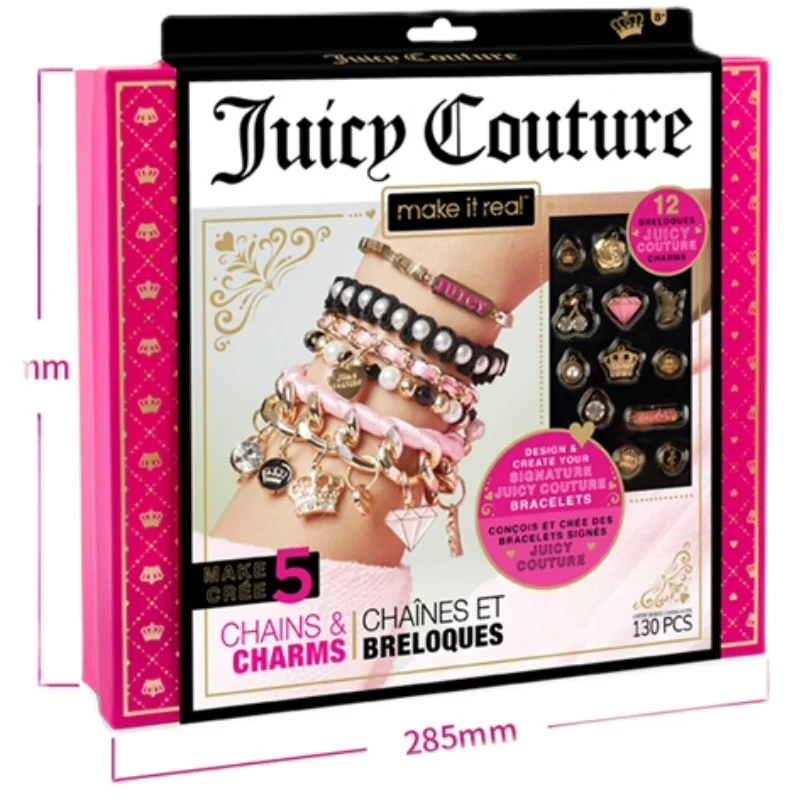 

make it real girl jewelry handmade DIY bracelet beaded children's educational toys gift box birthday gift