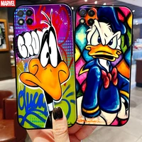 cute don donald fauntleroy duck phone case 6 53 inch for xiaomi redmi 9c silicone cover carcasa black funda soft back