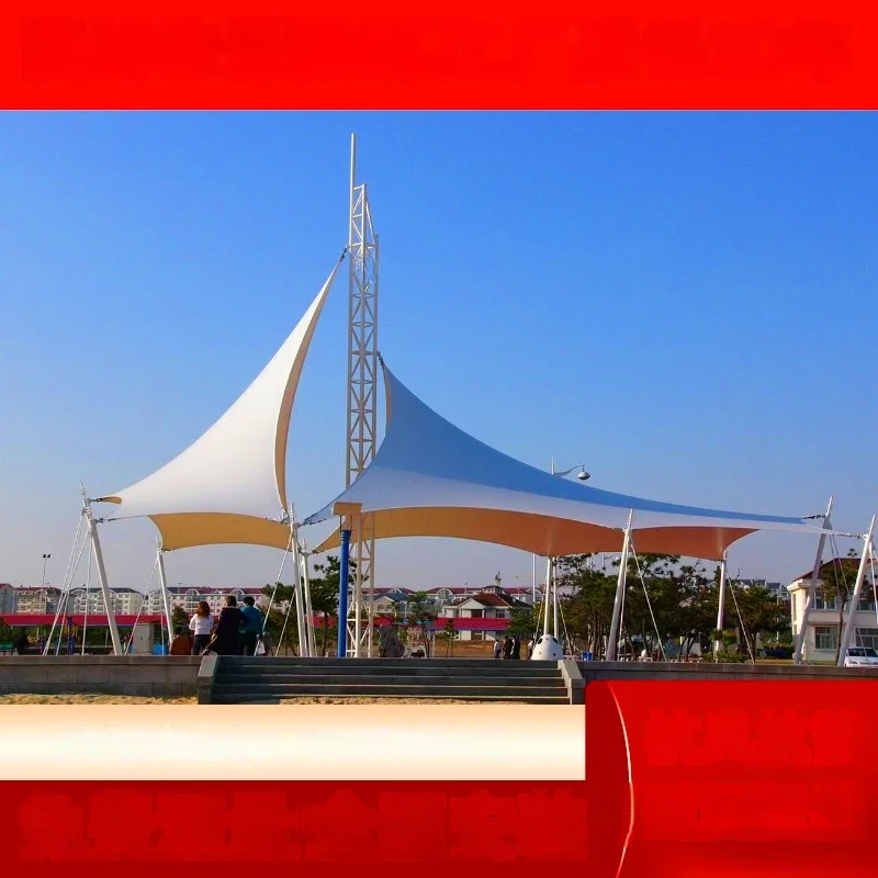 Shencai Натяжная пленочная конструкция ландшафтный навес баскетбольная площадка