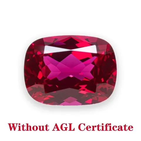 Лабораторный рубин cushion VVS1 для подвесок