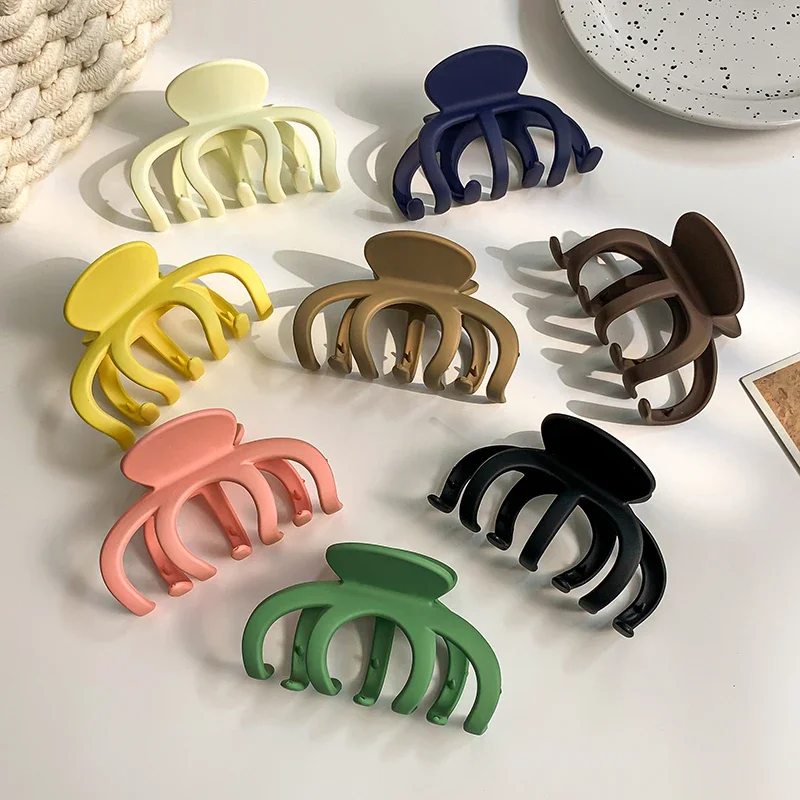 Новые Красочные заколки для волос Женская матовая заколка в виде акулы Корейская