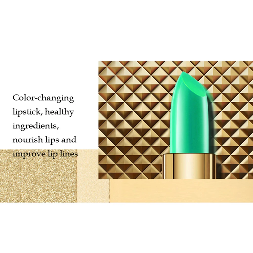 Aloe Vera Lipstick Lip Balm Moisturizing Fades Lines Temperature Change Cosmetics Long Lasting TSLM1 |