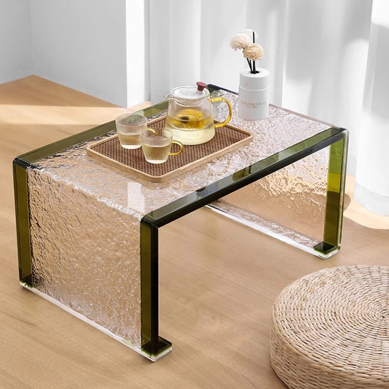 

Маленький акриловый журнальный столик прозрачный дизайн современный простой мобильный напольный кофейник мебель для спальни гостиной