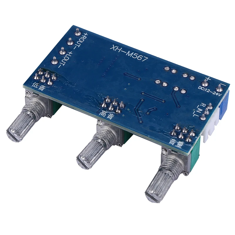 Dc 12V To 24V 2X80W Xh-M567 двухканальная плата цифрового усилителя с высокой и низкой