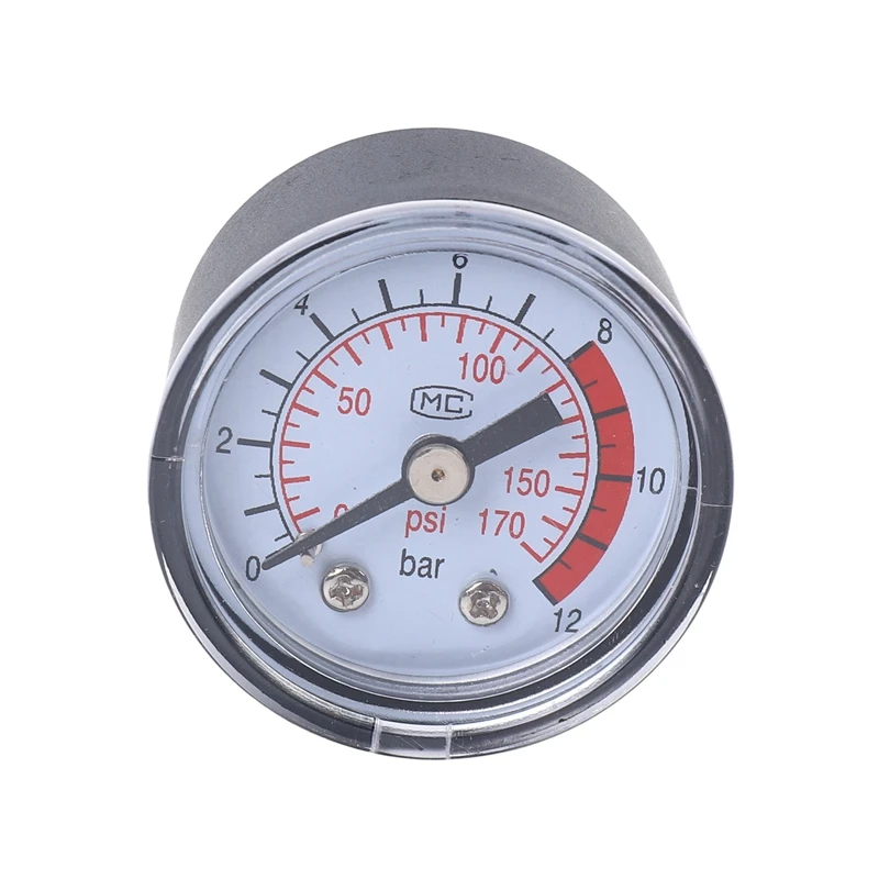 

Promotion! 20X 0-12BAR 0-170PSI 10Mm Thread Gas Air Pump Pressure Gauge Compressor Manometer