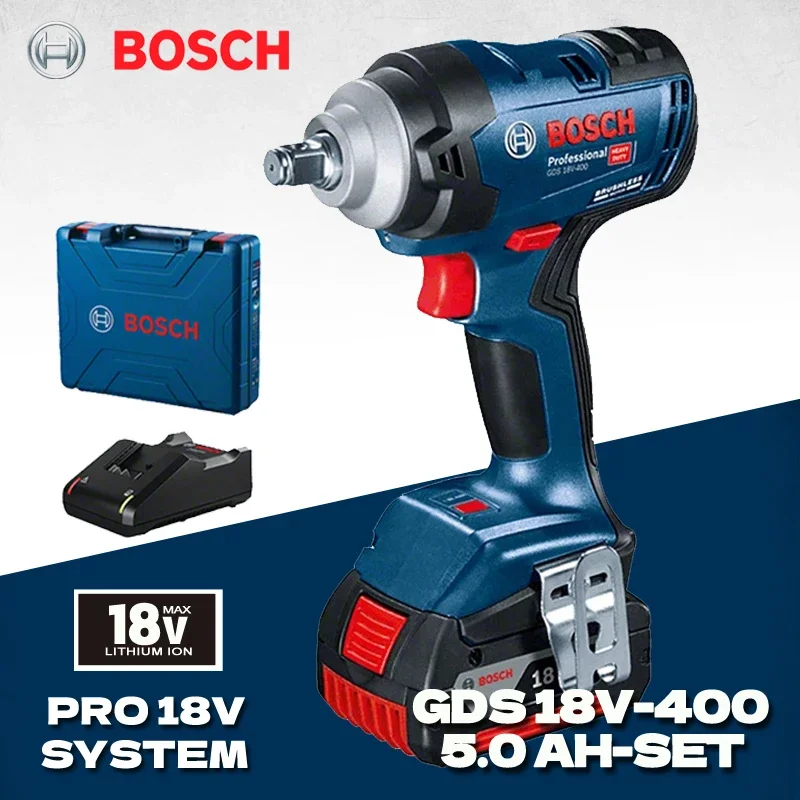 

Ударный гайковерт Bosch GDS 18V-400