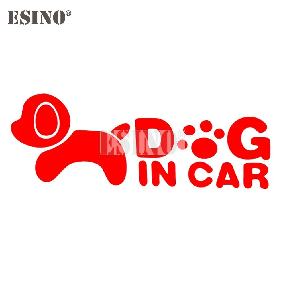 Забавный креативный мультяшный дизайн Автомобильная наклейка собака в