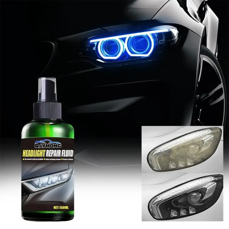 

150ml Car Headlight Restoration Polishing Kits Headlamp Repair Kits Car Light Polisher Cleaning Paste Car Paint Care Refurbish