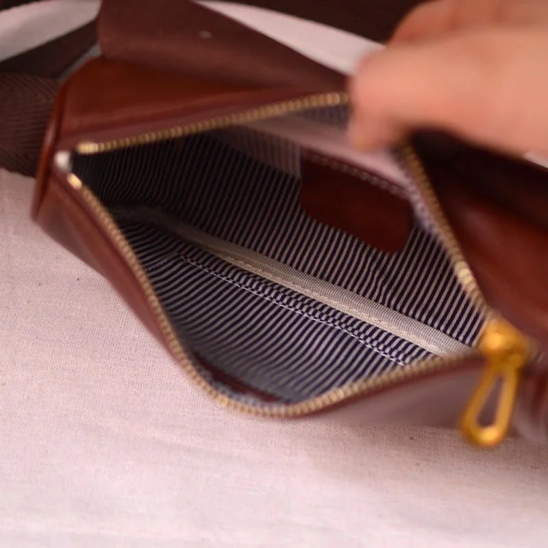 Оригинальная Кожаная нишевая Наплечная Сумка AETOO премиум-класса унисекс