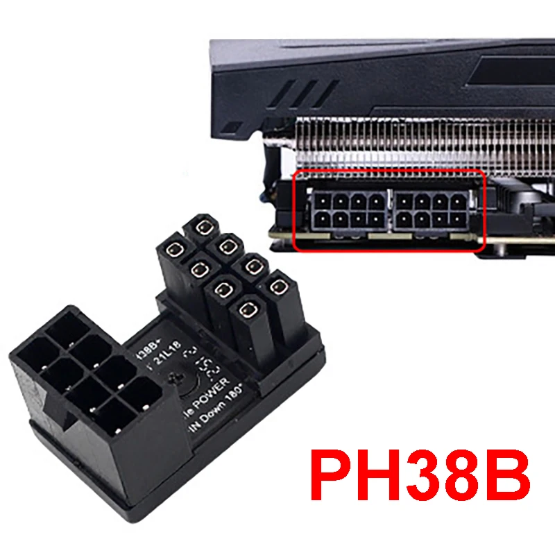 

Адаптер питания видеокарты JCD 180° PCI-E 6Pin/8Pin