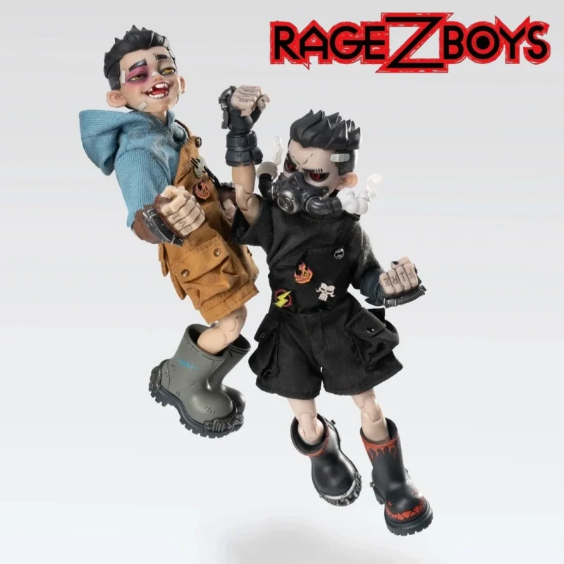 Фото Коллекционная фигурка D one Studio Rage Zboys Series: Tooth Boy (Yazai) — версии Daily и Out of Control, модель-игрушка №1