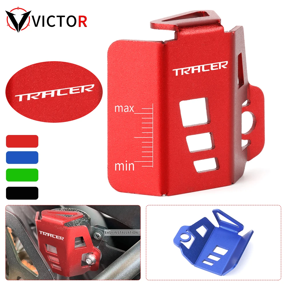 

Motorcycle CNC Rear Brake Fluid Reservoir Cap Cover Guard Protector For Yamaha Tracer 900 700 gt 2015 - 2017 2018 2019 2020 2021