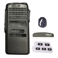 set front panel cover case housing shell with volume knobs keypads kits for motorola cp1300 cp1308 radio walkie talkie
