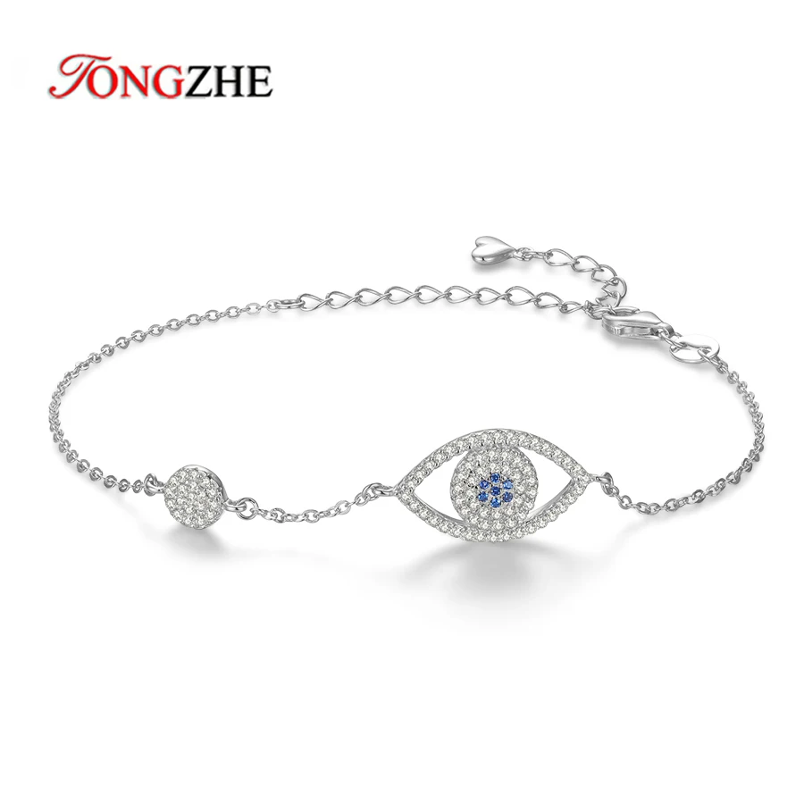 Женский браслет из серебра 925 пробы с фианитами | Украшения и аксессуары