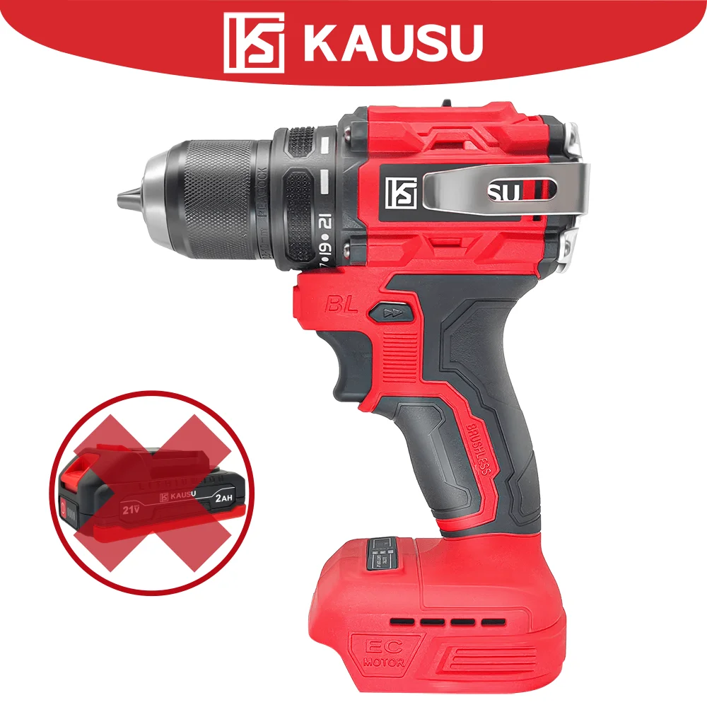 

Бесщеточная аккумуляторная дрель KAUSU 18В 10 мм