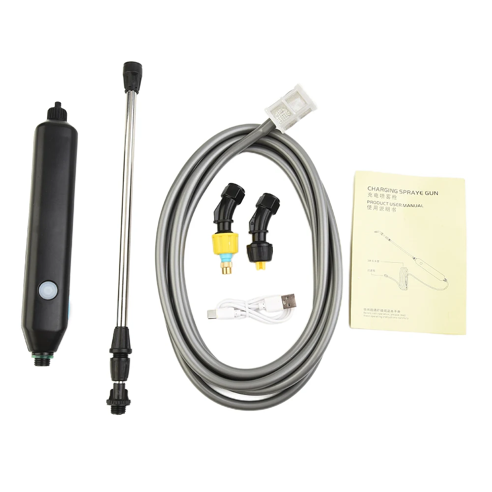 

1PCS Gardening Electric Sprayer Adjustable Portable Sprinkler For Watering Flowers Plants Washing Cars Cleaning Houses