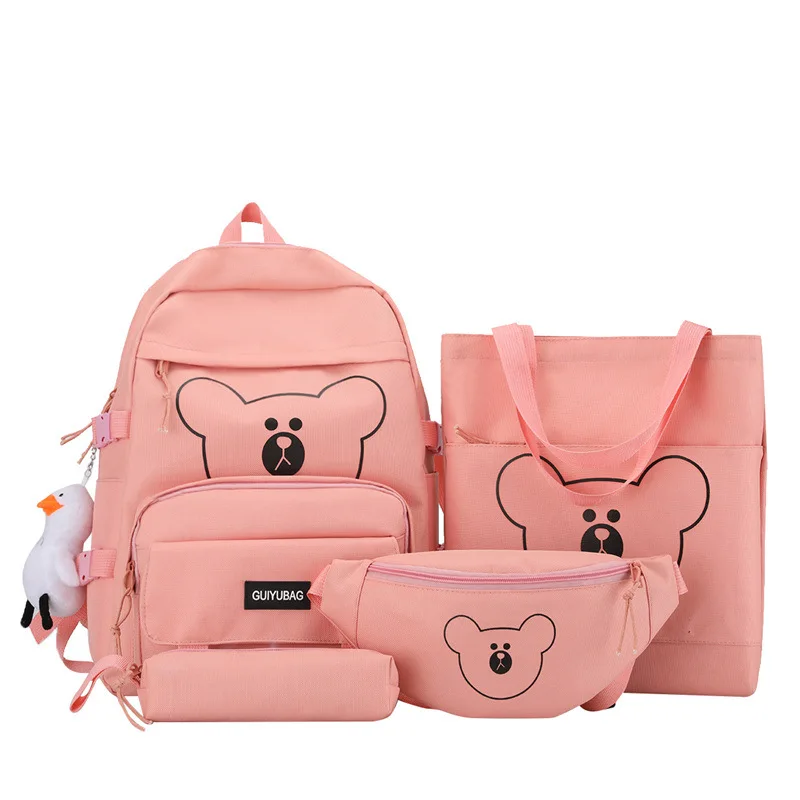 New School Bags Fashion Canvas Women Backpack Casual Classical School Bag For Teenage Girls Shoulder Bag Mochilas Rucksacks