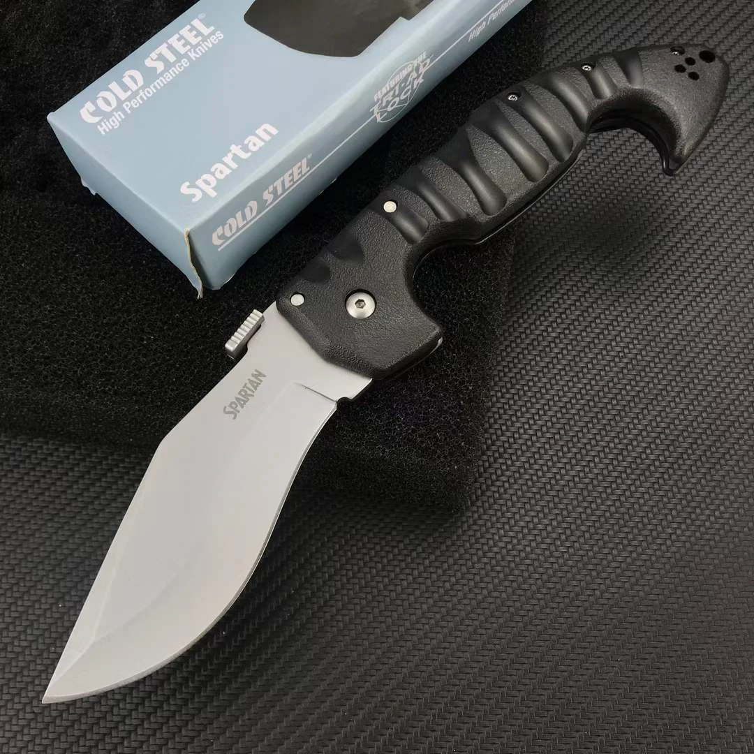 

Cold Steel Spartan Assisted Folding Knife High Hardness Sharp Blade Tactical Hunting Outdoor Camping Survival EDC Pocket Knife