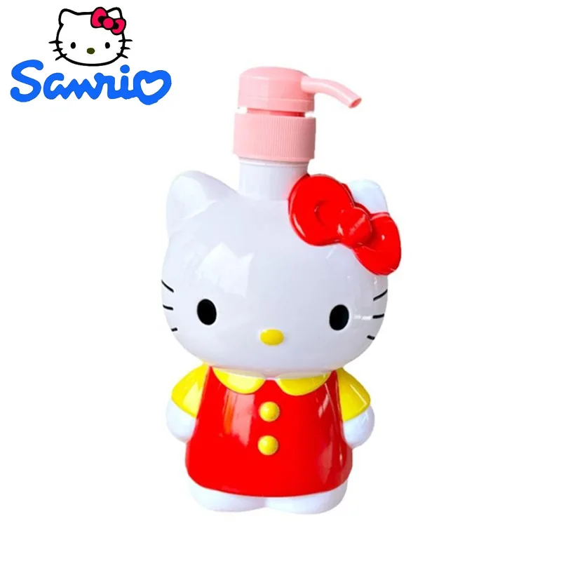 

Sanrio Hello Kitty Separate Bottle Body Wash Laundry Detergent Separate Bottle Dish Soap Kawaii Portable Press Bottle
