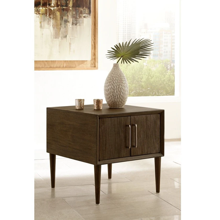 

KISPER DARK BROWN END TABLE