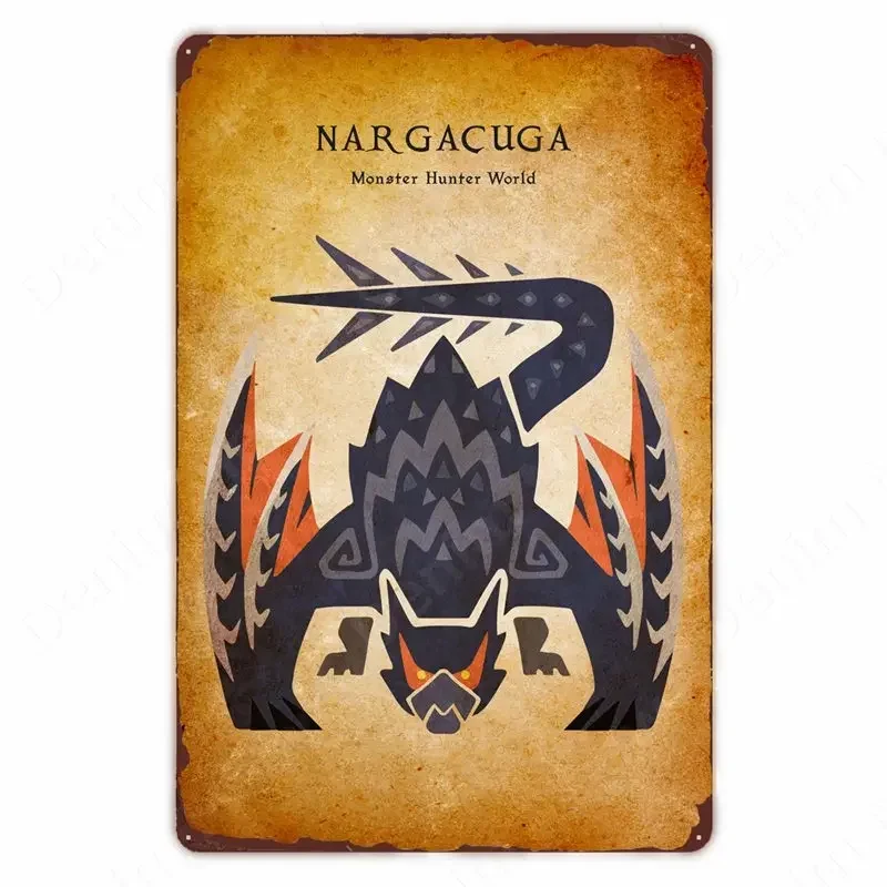 Металлическая вывеска Denim Meow Barroth Gajalaka