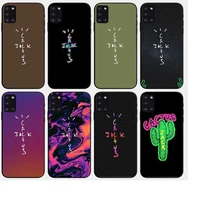 cactus jack hip hop fashion phone case cover for samsung galaxy s21 a51 a50 a71 a52 a72 s20 a21s note 20 10lite plus