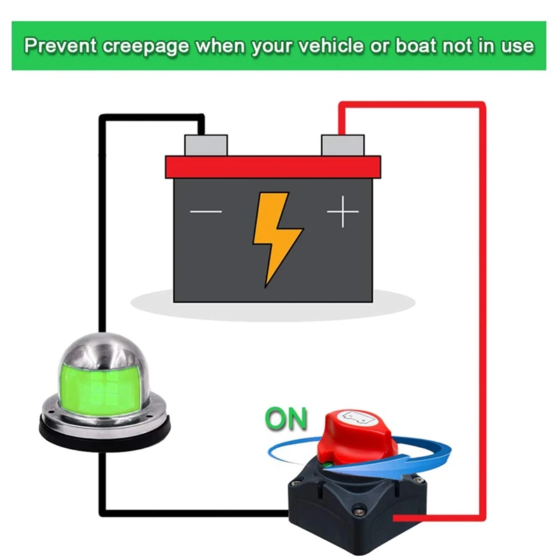 2 переключателя отключения аккумулятора 12 В 24 48 60 в