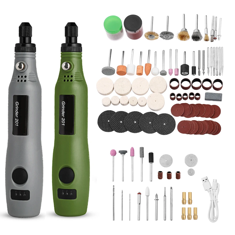 

3 Glass For Drill Color Wireless Cordless Mini Rotary Woodworking Jewelry Electric Drill Drill Engraving Tool Pen Metal