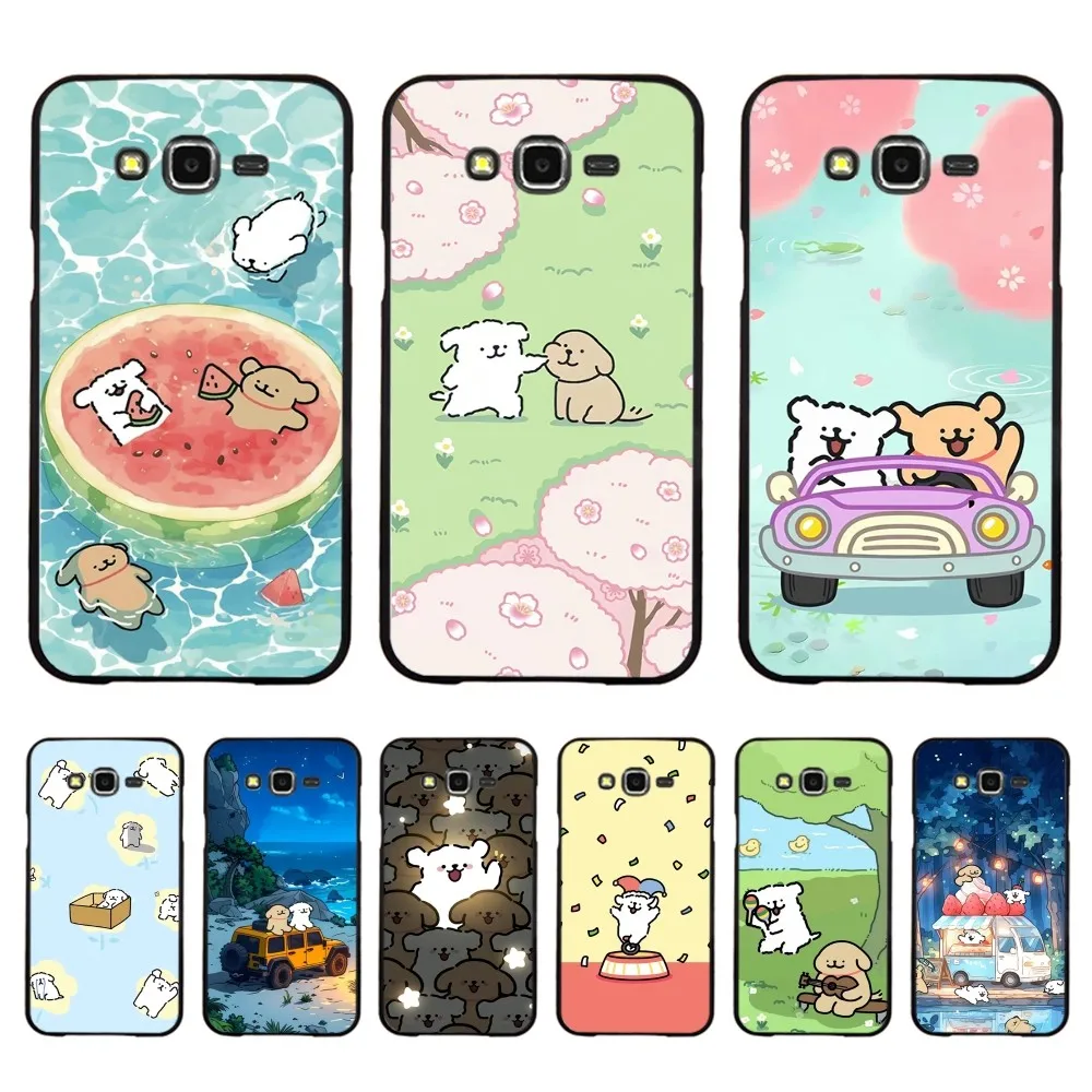 Cute Dog Friend Phone Case For Samsung J 7 Plus 7core J7 Neo J6 Prime J4 J5 Mobile Cover