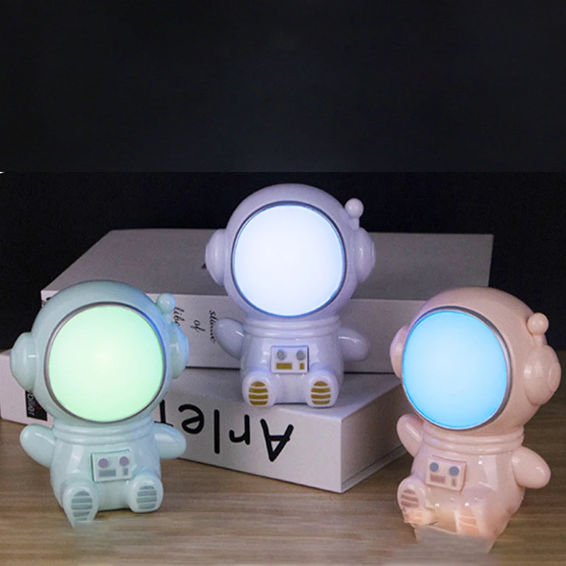 

LED Colorful Astronaut Light USB Night Light Creative Birthday Gift for Children Christmas Gift Home Decor Bedroom Decoration